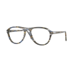 Persol PO3371V 1222 LYNN Frost Grey/Nautical Blue Demo Lens szemüveg