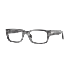Persol PO3399V 1192 Striped Grey DEMO LENS szemüveg szemüvegkeret