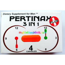 Pertinax 3 in 1 5 doboz, 20 db kapszula Potencianövelő férfiaknak csomagban potencianövelő
