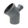 Pestan PVC, 110mm-50mm 45° felső elágazással 135°