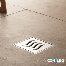 Pestan zuhanyfolyóka Confluo Standard fém 10 x10 cm építőanyag