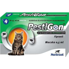 Pestigon Spot On macskáknak (4 x 0.5 ml) élősködő elleni készítmény kutyáknak