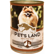 Pet&#039;s Land Pet s Land Dog Konzerv Baromfi 415g kutyaeledel