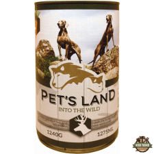 Pet's Land Pet s Land Dog Konzerv Vadhús répával 1240g kutyaeledel