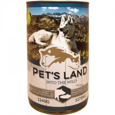 Pet s Land Dog Konzerv Sertés-Hal körtével 1240g kutyaeledel