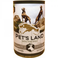 Pet s Land Dog Konzerv Vadhús répával 1240g kutyaeledel