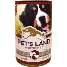 PET'S LAND Pet&#039;s Land Dog konzerv marhamájjal, bárányhússal és almával (12 x 1240 g) 14.88 kg kutyaeledel