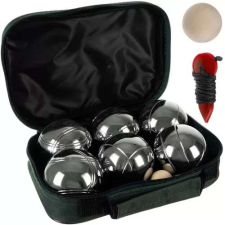 Pétanque fém labda játék készlet tokban sportjáték