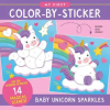 Peter Pauper Press My First Color-By-Sticker Book - Baby Unicorn Sparkles (Könyv)