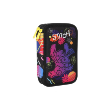 Peter Pen Kft. CoolPack Tolltartó kétemeletes töltött Jumper2 Disney STITCH Black tolltartó