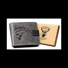 Peterson Férfi Bőr Pénztárca N992L-Chm-Fish Black pénztárca
