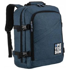  Peterson Hátizsák PTN PLG-02-T NAVY+BL- Sötétkék+Kék-
