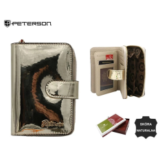  PETERSON NŐI BŐR PÉNZTÁRCA PTN 1N-602-6877 Gold – METÁL ARANY