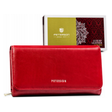  Peterson Női Bőr Pénztárcaptn 421077-Sgn-7747 Red – Piros