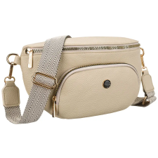  Peterson Női Oldaltáska -PTN MIS-01-3544 BEIGE- Sötét Bézs- kézitáska és bőrönd
