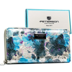  Peterson Női Pénztárca – Echo És Természetes Bőr Ptn Px25-1-Npk-4634 Blue