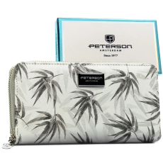  Peterson Női Pénztárca – Echo És Természetes Bőr Ptn Px25-1-Npk-4665 White