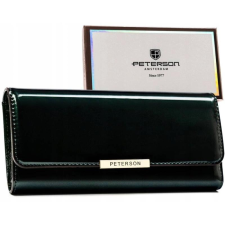  Peterson Női Pénztárca -PTN 006-LAK-9826 GRE- Sötét Zöld- pénztárca