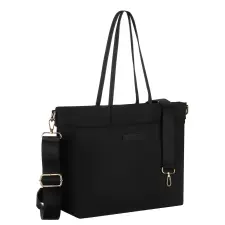  Peterson Női Válltáska -PTN JN-10-0092 BLACK- Fekete- kézitáska és bőrönd