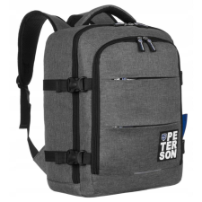  Peterson Utazó Hátizsák-PTN PLG-01-T GRAY+BL- Szürke+ Kék- hátizsák