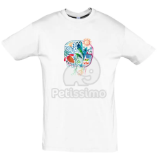  Petissimo Jungle férfi póló - fehér XL
