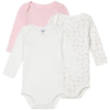 Petit bateau Bébi body LOT BODIES X 3 Rózsaszín 6 hónapos