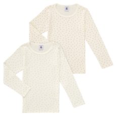 Petit bateau Hosszú ujjú pólók TSML X2 Fehér 12 éves