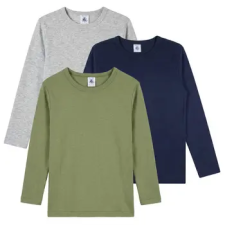 Petit bateau Hosszú ujjú pólók TSML X 3 Sokszínű 8 éves gyerek póló