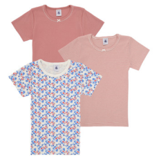 Petit bateau Rövid ujjú pólók 3 TEE SHIRTS MC Sokszínű 5 éves