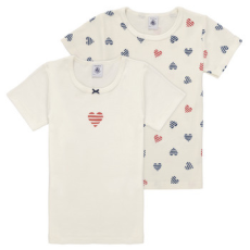 Petit bateau Rövid ujjú pólók TSMC X2 Fehér 4 éves