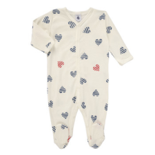 Petit bateau Ruhák BERTHO Fehér 12 hónapos hálóing, pizsama