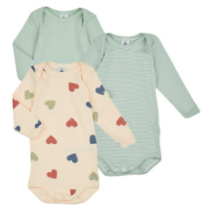 Petit bateau Ruhák BODY US ML PACK X3 Zöld 36 hónapos női ruha