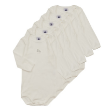 Petit bateau Ruhák BODY US ML PACK X5 Fehér 3 hónapos