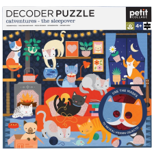 Petit Collage 3D cicás puzzle 100 darabos puzzle, kirakós