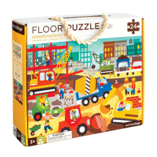 Petit Collage Floor puzzle Építkezés a városban 24 db puzzle, kirakós