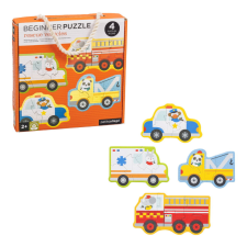 Petit Collage Puzzle mentőjárművek 2 + 3 + 5 + 6 db puzzle, kirakós