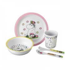 Petit Jour Étkészlet 5 részes - Moomin Rózsaszín babaétkészlet