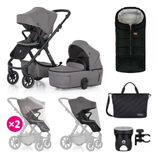  Petite &amp;amp; Mars Kombinált babakocsi ICON 2in1 Dove Grey XXL RWS babakocsi