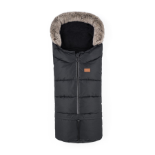 PETITE&MARS Bundazsák Arctic 4in1 Forever Black babakabát, overál, bundazsák
