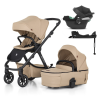 PETITE&amp;MARS KÉSZLET Babakocsi 4v1 ICON Mocha Beige LITE RWS + CYBEX Aton B2 i-Size