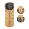 Petite&Mars Petite & Mars Arctic 4in1 Téli Szett Furry Elegant Caramel Bundazsák Kézmelegítő és Kesztyű Babakocsira