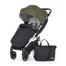 PETITE&MARS Sport babakocsi Royal3 Silver Mature Olive babakocsi