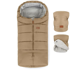 Petite&Mars Jibot 3in1 Téli bundazsák + Jasie kézmelegítő szett - Sweet Toffee babakabát, overál, bundazsák