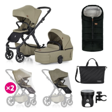  PETITE&MARS Kombinált babakocsi ICON 2in1 Mossy Green XXL RWS babakocsi