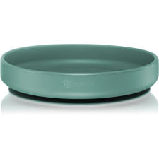 Petite&Mars Take&Match Silicone Plate tányér tapadókoronggal Misty Green 6 m+ 1 db babaétkészlet