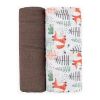 PetiteMars PETITE&amp;MARS Bambusz muszlin 2db-os pelenka szett Misty Forest Fox 120 x 120 cm