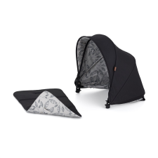 PetiteMars PETITE&MARS Napfénytető+övvédő Royal2 Perfect Black babakocsi kiegészítő