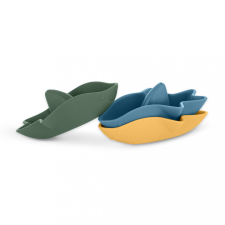 PetiteMars Petite&Mars Szilikon fürdőjáték Sharks 6m+ fürdőszobai játék