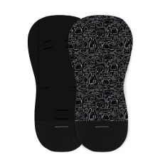 PetiteMars Petite &amp; Mars Ülésbetét babakocsiba Foamy Black Cats babakocsi kiegészítő