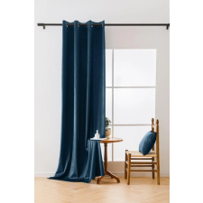  Petrolkék sötételő függöny VELVET 140x270 cm Felfüggesztés: Hullámos sínszalag lakástextília